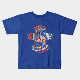 The Real Heroes Wear Scrubs Kids T-Shirt